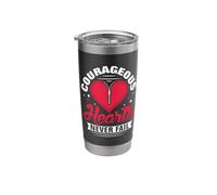 Courageous Hearts Never Fail - Open Heart Surgery Stainless Steel Insulated Tumbler