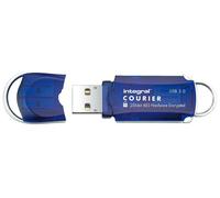 Courier FIPS 197 Encrypted USB 3.0 Flash Drive, 32GB - INTEGRAL