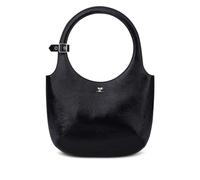 Courrèges Holy leather tote bag - Black One Size