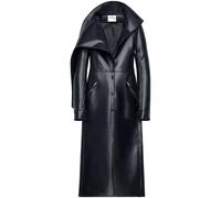 Courrèges latex button-up trench coat - Black 36