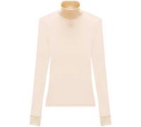 Courrèges logo high-neck knitted top - Neutrals 0-1-3-4