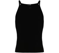 Courrèges ribbed-knit tank top - Black S-M-L-XL-XXL