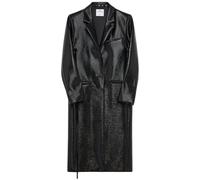 Courrèges vinyl mid-length trench coat - Black 36