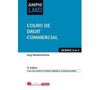Cours de droit commercial: À jour des dernières évolutions législatives et jurisprudentielles
