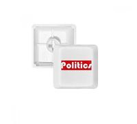 Course And Major Politics Red PBT Keycaps for Mechanical Keyboard White OEM No Marking Print