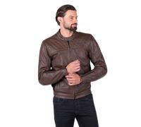 Course Boomer Motorcycle Jacket BrownXS Brown