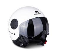 Course Free Open Face Helmet Glossy WhiteXS Glossy White