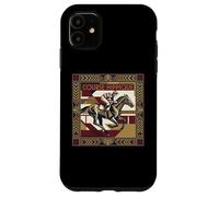 Course Hippique Art Deco Horse Racing Jockey Case for iPhone 11