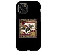 Course Hippique Art Deco Horse Racing Jockey Case for iPhone 11 Pro