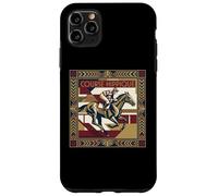 Course Hippique Art Deco Horse Racing Jockey Case for iPhone 11 Pro Max