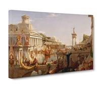 Course Of The Empire Consummation By Thomas Cole Canvas Print 20x14 Inch