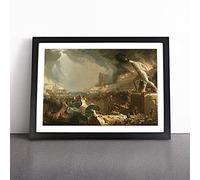 Course Of The Empire Destruction By Thomas Cole Framed Print A3 Black | Ready to Hang, Satin Fine Art Paper, Fade-Resistant Inks, Acrylic Glazing, Securely Packaged, Made in the UK