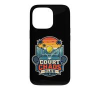 Court Chaos Club - Funny Padel Pun Case for iPhone 13 Pro