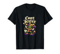 Court Jester Pickleball Retro Jester Pickle Juggle T-Shirt