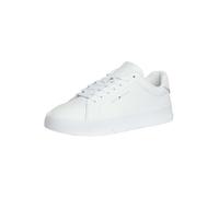 Court Leather Detail Trainers White 7 UK