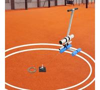 Court Line Tape Machine Hand Pushed Floor Tape Applicator Playing Field Line Striping Machines Basketball Court Stencil Kit Width Adjustable Can Draw The Lines and Circles You Want
