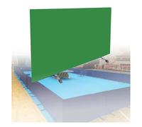 Court Perimeter Partition Screen,Ping Pong Field Fence Block,Portable Table Tennis Baffle,Ready Install,for Club School(Green,140x75cm-2pieces)