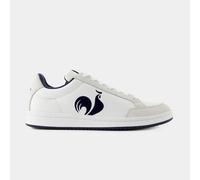 Court Rooster Leather Trainers white/navy blue