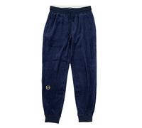 Court Velour Track Pants Maritime Blue Gardenia, Medium