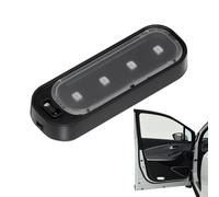 Courtesy Light, Car Door Projector, 2.83x0.98x0.43 Inch Pathway Lamp with LED, Wiring-Free Shadow Projectors Safety Signal with Adhesive Design, Doors Lighting for Pedal & Path, Anti Collision Warning