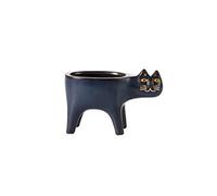 courti Cat Planter,Ceramic Animal Planter Pots, Cute Cat Cactus Flowerpot, Cartoon Animal Ceramic Bonsai Holder Planter Plant Container