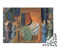 Courtly Monarch Jigsaw Puzzles Medieval Style Challenge Toy Educational Games Home Decoration for Adults& Teenager Age 14 Years Up 38x26cm/1000pcs