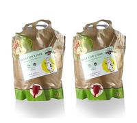 Courtney’s Drinks Silly Cow Medium Cider 2 x 3 Litre Pouches - 4.5% ABV. No added Sulphites, Gluten Free, Vegan and Vegetarian Friendly. Festivals, Parties, Beach