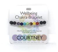 Courtney - Wellness Chakra Bracelets to Help Balance Your Mind and Body Using The All Powerful Force of Nature VIA Stones for Healing Power