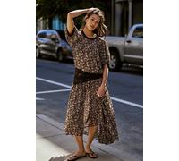 Courtside Crush Maxi Dress at Free People in Black Combo, Size: XS - female