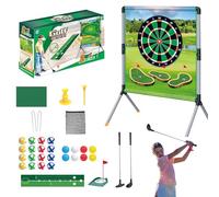 Courtyard Golf Game - Fun Golf Set, Exercise Swing Target Mat | Portable Golf Kit -Aidic Kit, Indoor Outdoor Activities for Backyard Games, Skills, Exercises On