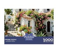 Courtyard Jigsaw Puzzles for Adults Interesting Puzzles 1000 Piece Brain Challenge for Adults Gifts 38x26cm/1000pcs