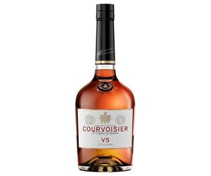 Courvoisier VS 70 rench Cognac Brandy - Aged Up to 8 Years, Elegant Aperitif with Notes of Pear, Apple, Grapefruit, and Oak