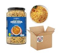Cous Cous with Vegetables 1kg Jar - Suitable for Vegans - Quick & Easy to Cook