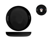 Couscous Plate Friends Black, 25Cm, Opal Glass