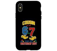 Cousin 67 Meme Birthday 7 Years Old Building Blocks Bricks Case for iPhone X/XS