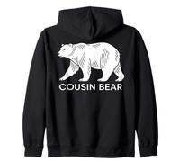 Cousin Bear Polar Bear Family Zip Hoodie