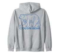 Cousin Bear Polar Bear Zip Hoodie