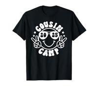 Cousin Camp 2025 Camper Camping Campfire Summer Vacation T-Shirt