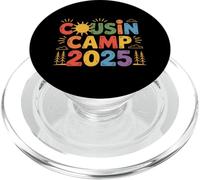 Cousin Camp 2025 Camping Campfire Summer Vacation Family PopSockets PopGrip for MagSafe