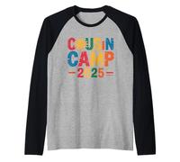 Cousin Camp 2025 Matching Family Summer Vacation Trip Raglan Baseball Tee
