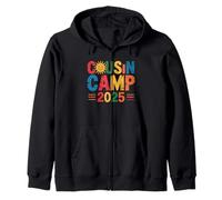 Cousin Camp 2025 Matching Family Summer Vacation Trip Zip Hoodie