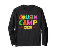 Cousin Camp 2026 Summer Vacation Family Camping Trip Long Sleeve T-Shirt