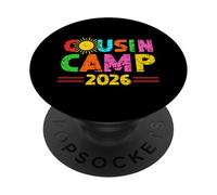 Cousin Camp 2026 Summer Vacation Family Camping Trip PopSockets Adhesive PopGrip
