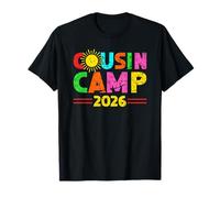 Cousin Camp 2026 Summer Vacation Family Camping Trip T-Shirt