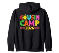 Cousin Camp 2026 Summer Vacation Family Camping Trip Zip Hoodie