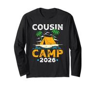 Cousin Camp 2026 Summer Vacation Family Trip Camping Long Sleeve T-Shirt