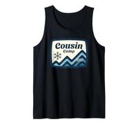 Cousin Camp Winter Edition Fun Snowflake Mountain Graphic Tank Top