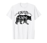 Cousin crew for Kids Boy Girl Child Bear I Team Cousin Crew T-Shirt