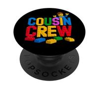 Cousin Crew Master Builder Building Bricks Blocks Family Toy PopSockets Adhesive PopGrip