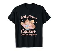 Cousin Crew Novelty A Hug from a Cousin Graphic T-Shirt